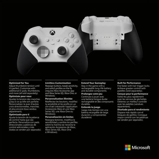 Xbox Elite Wireless Controller Series 2 Core – White