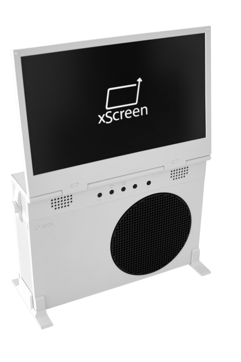 xScreen and Xbox Series S with Stand Feet