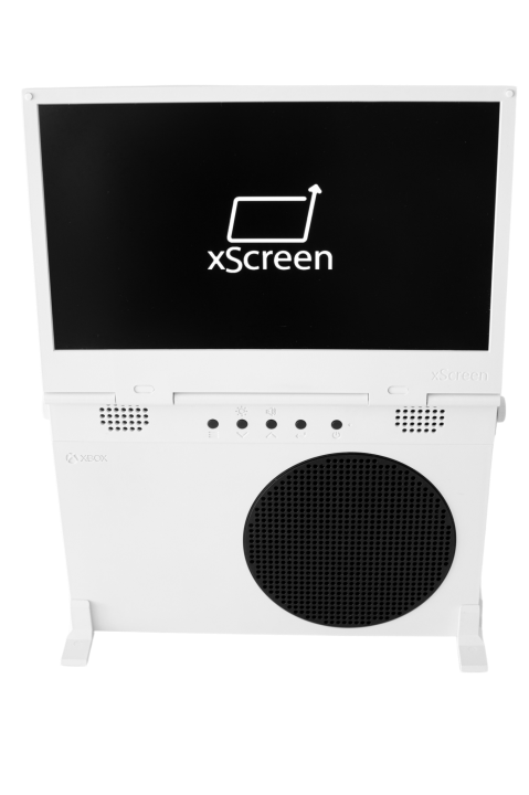 xScreen and Xbox Series S with Stand Feet