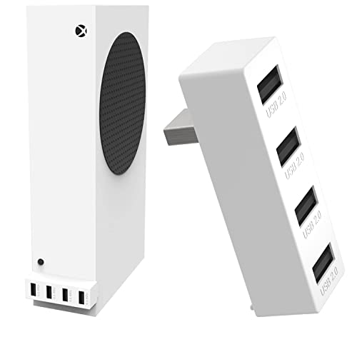 Cenxaki USB Hub Extender 2.0 for Xbox Series S, 4 Port High Speed USB