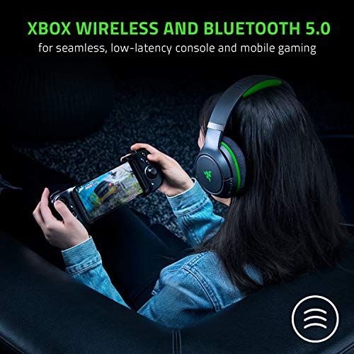 Razer Kaira Pro Wireless Gaming Headset for Xbox Series X|S, Xbox One: Triforce Titanium 50mm Drivers - Supercardioid Mic - Dedicated Mobile Mic - EQ Pairing - Xbox Wireless & Bluetooth 5.0 - Black